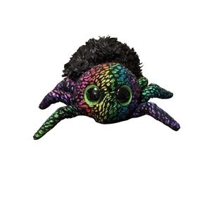 TY Beanie Boos LEGGZ the Spider (6 inch) Great Condition Glitter Eyes Rainbow